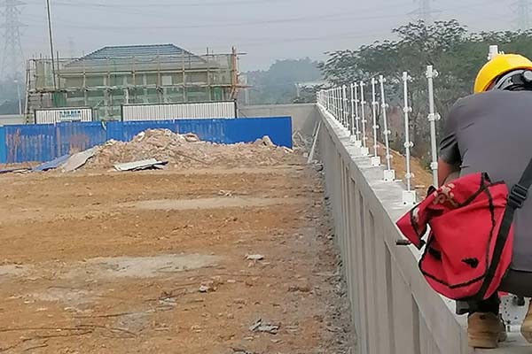 惠州某建筑工地脉冲电子围栏案例介绍