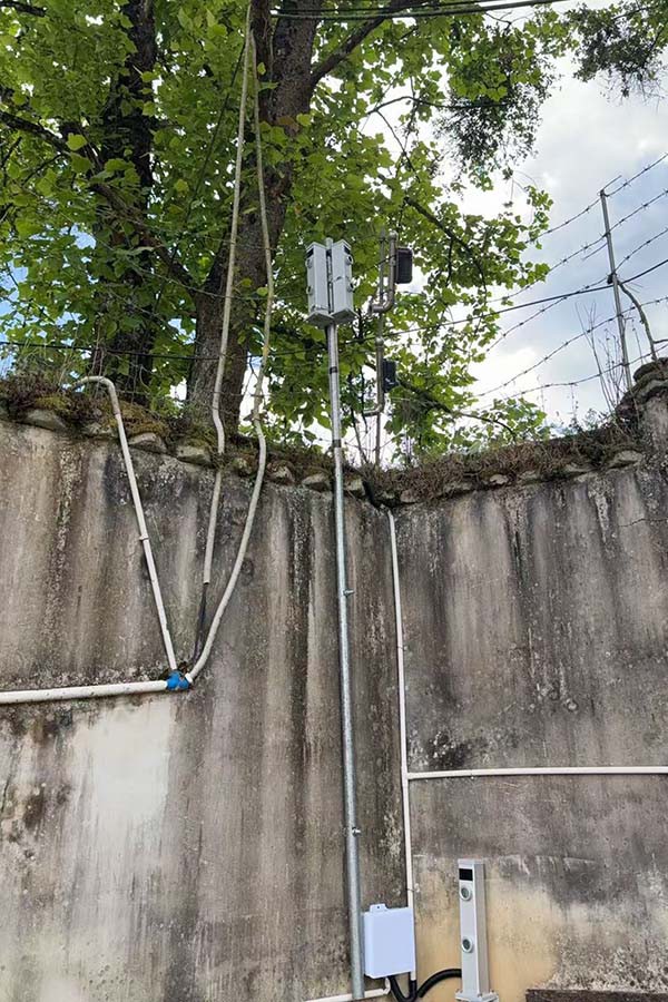 仓库周界红外对射探测器实时布防